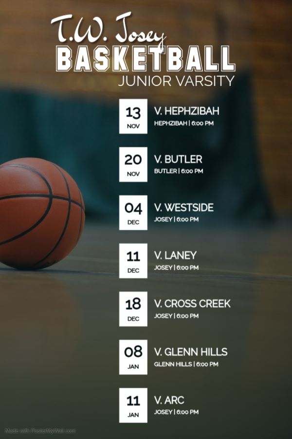 20245-25 JV Schedule